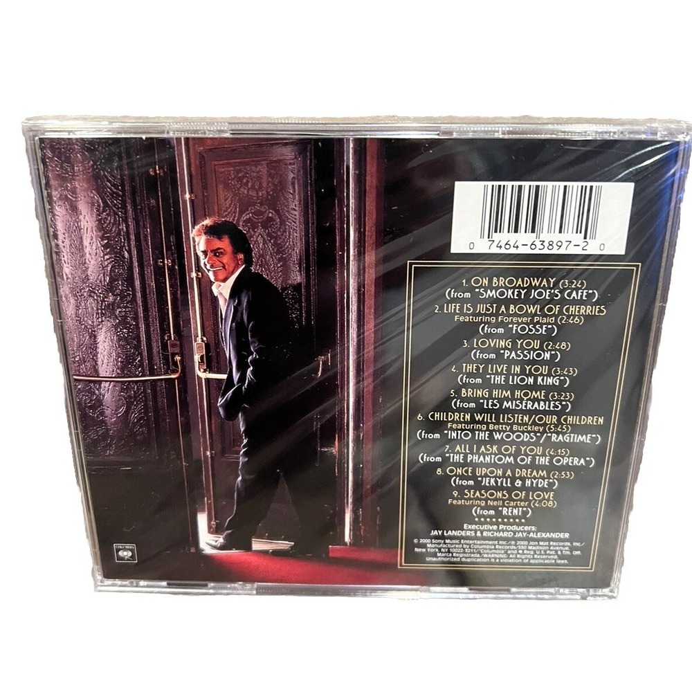 Johnny Mathis Mathis On Broadway CD 2000 New Sealed - Picture 5 of 5
